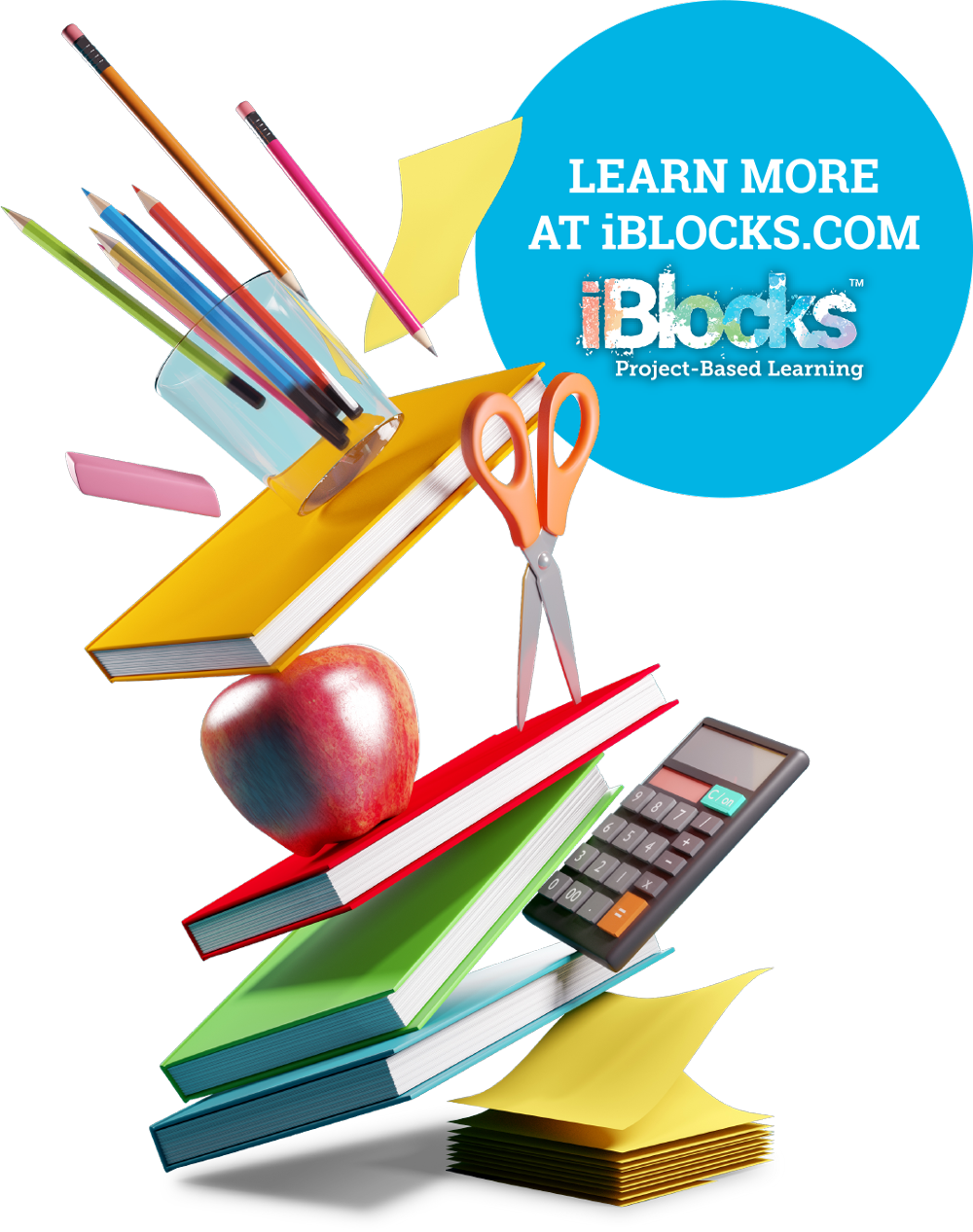 Learn More about project-based learning and iBlocks STEELS alignment at iBlocks.com