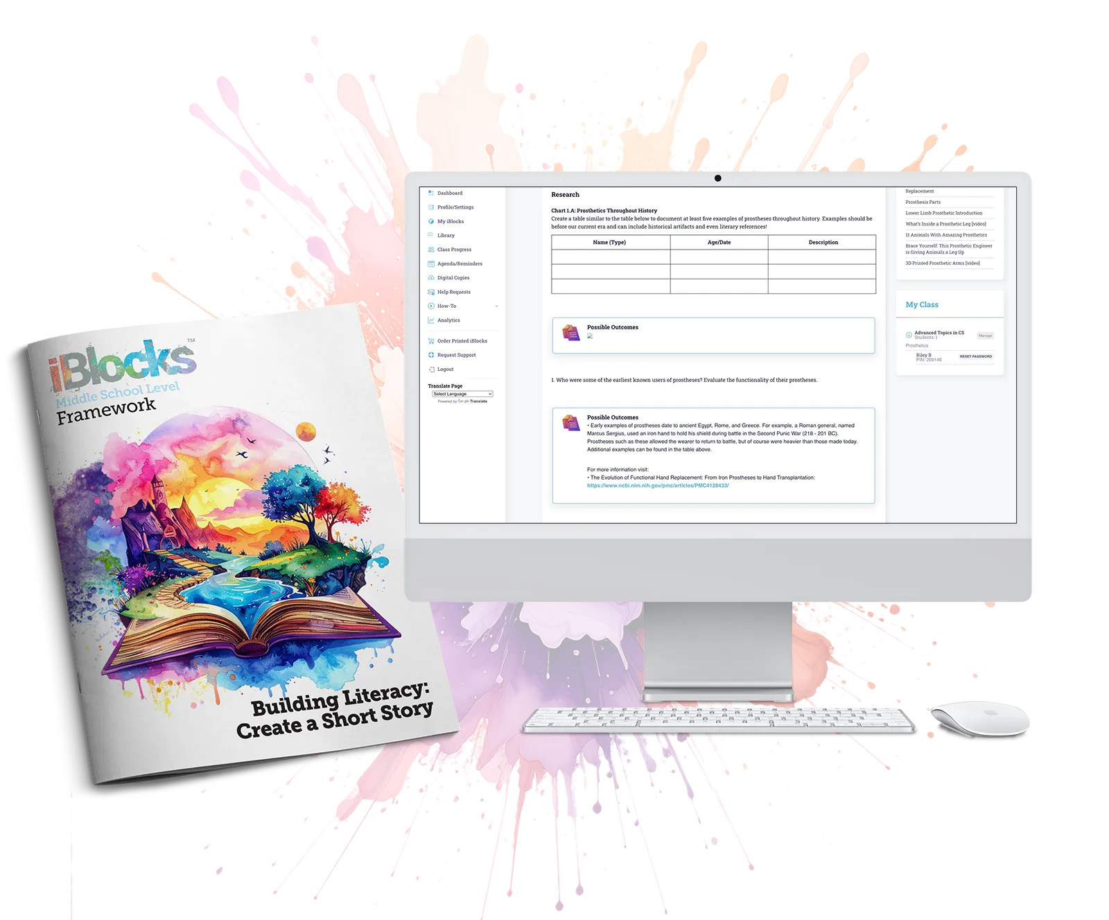 Building Literacy: Create a Short Story Online iBlocks Framework