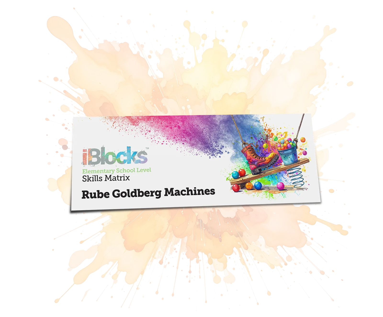 Rube Goldberg Project-Based Learning iBlock Skills Matrix Cover