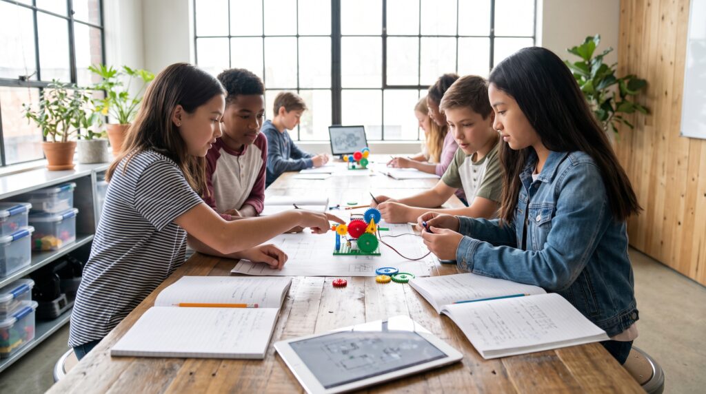 Enhance your classroom with a hybrid STEM curriculum. Discover how combining physical student workbooks and project based learning materials boosts retention.